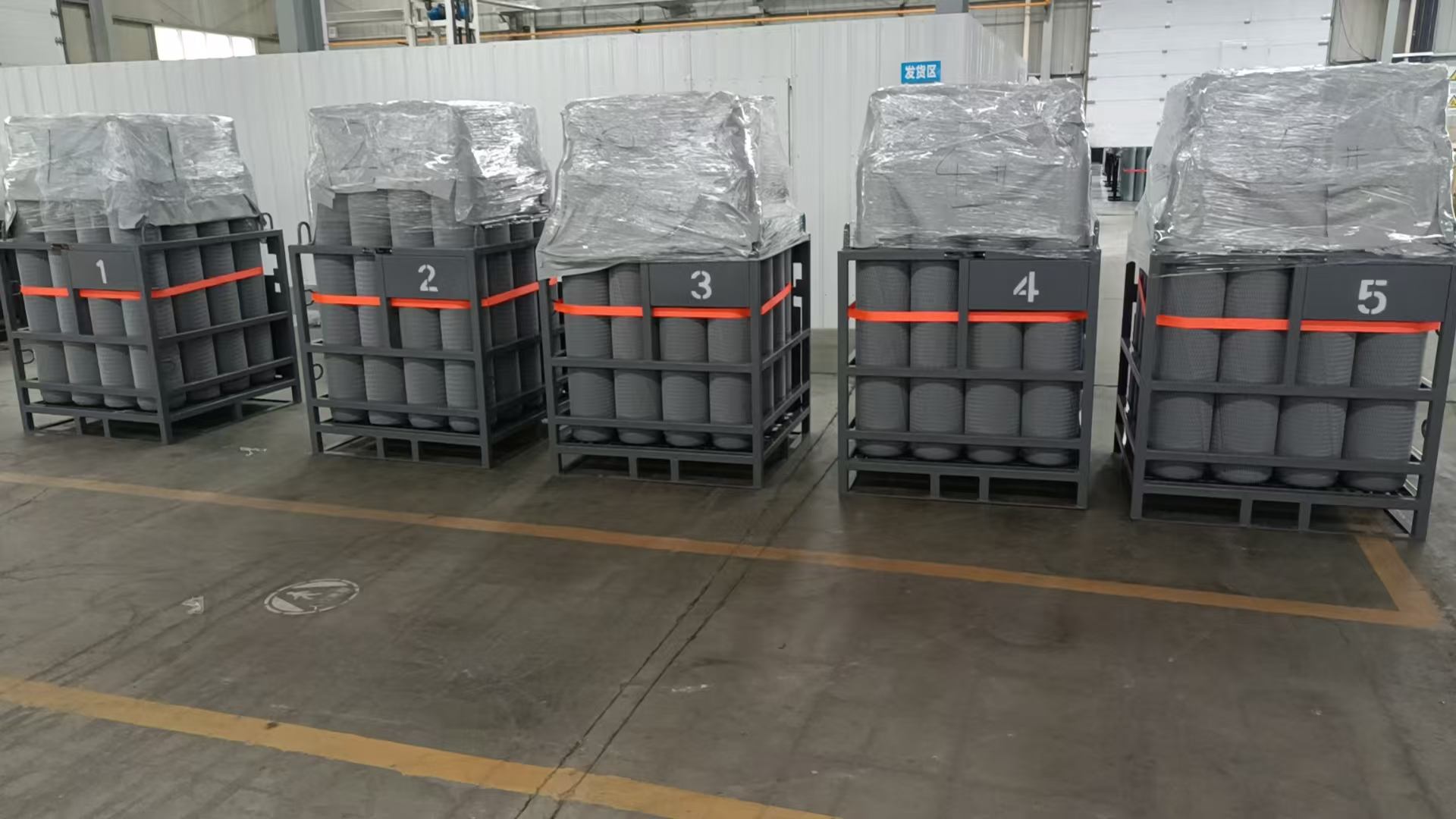 80支DOT47L高純氣瓶交付